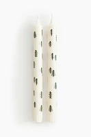 2-pack Patterned Candles