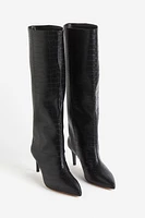 Knee-high Heeled Boots