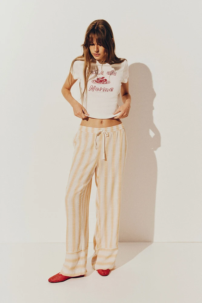 T-shirt côtelé