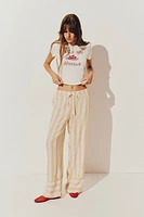 T-shirt côtelé