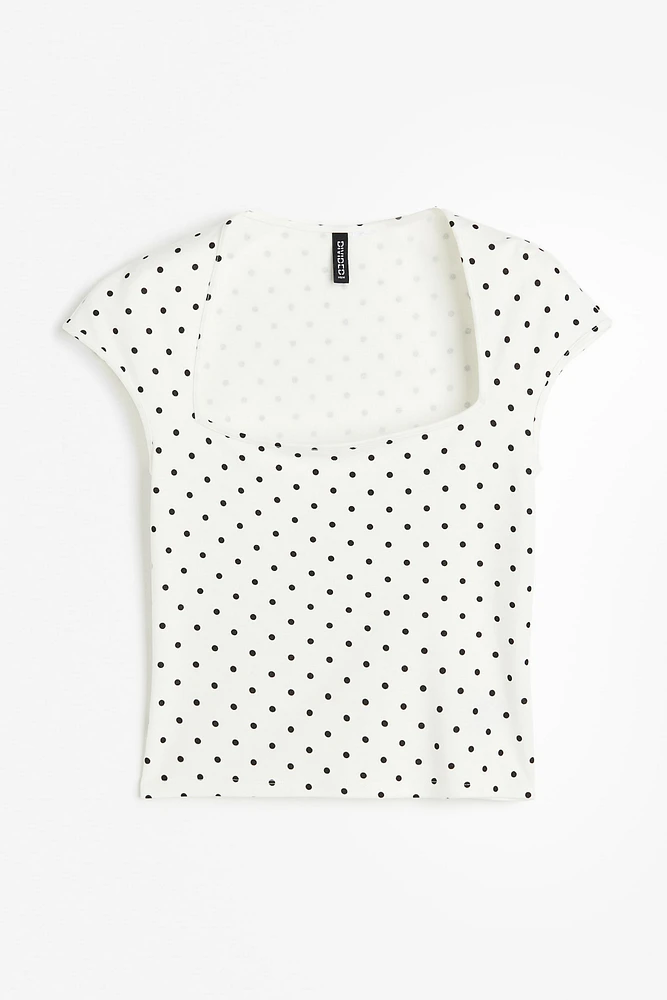 Cap-sleeved Top
