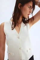 Fine-Knit Vest