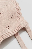 Knit Cotton Bonnet