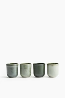 4-pack Stoneware Mugs