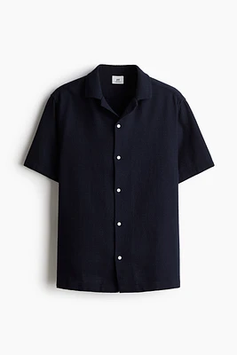 Regular Fit Textured Resort Shirt