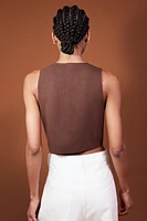 Cropped Jersey Vest