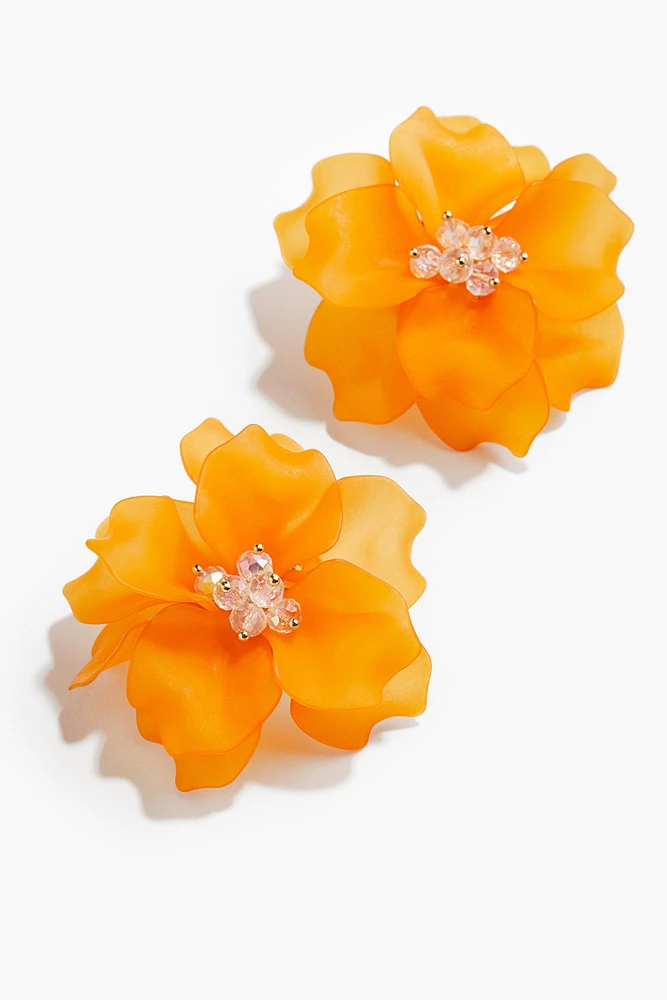 Flower-Shaped Stud Earrings
