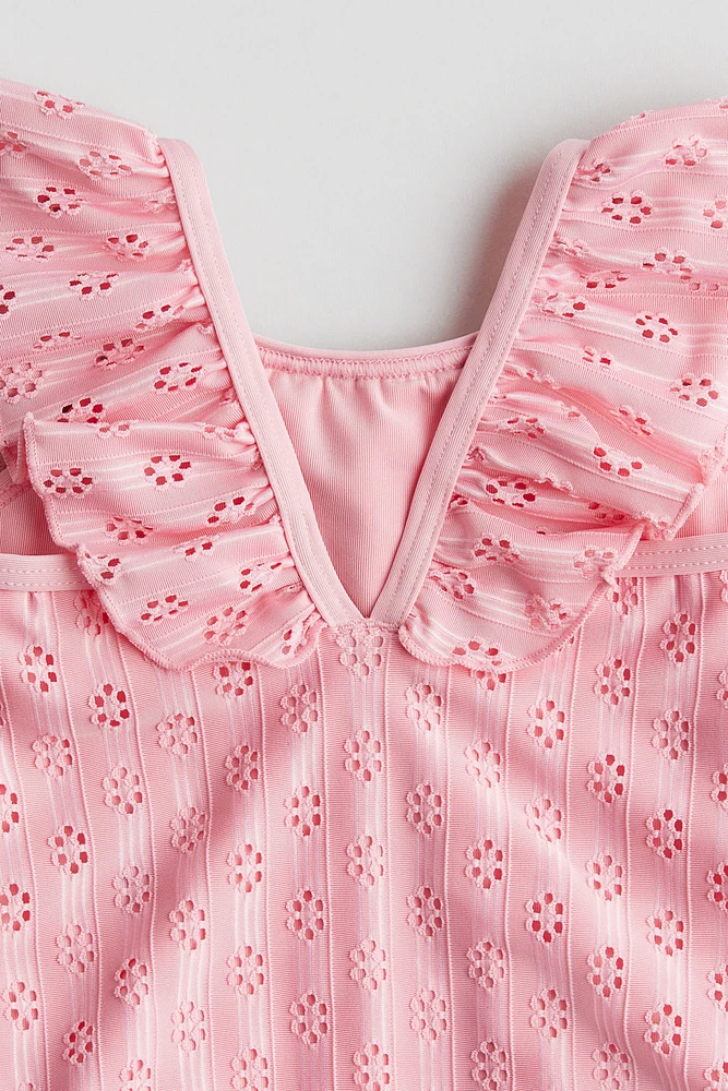 Flounce-trimmed Swimsuit