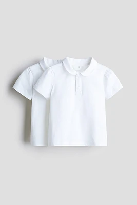 2-pack Cotton Polo Shirts