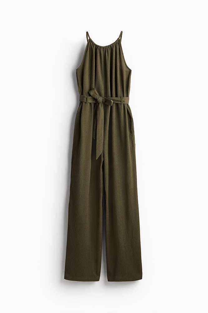 Tie-belt Jumpsuit