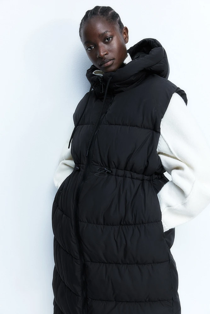 MAMA Hooded Puffer Vest