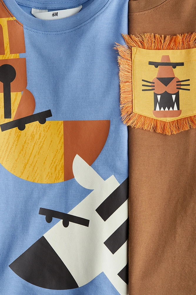 2-pack Interactive-detail T-shirts