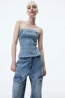 Denim Bustier
