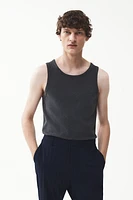 Slim Fit Ribbed Tank Top
