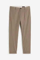 Slim Fit Cropped Suit Pants