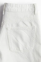 Short taille haute en denim