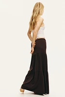 Tiered Maxi Skirt