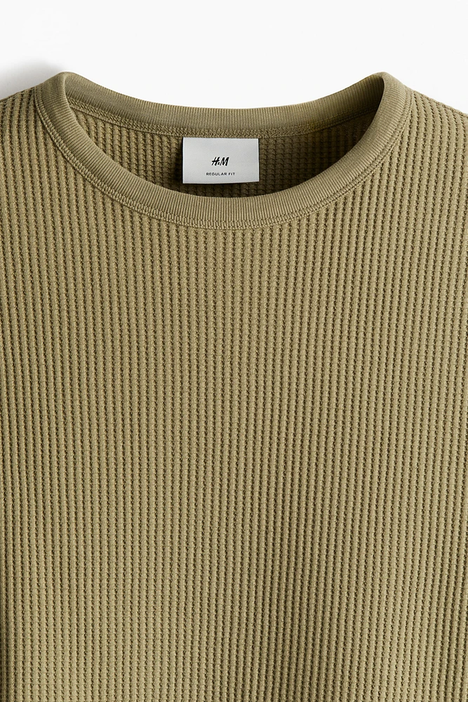 Regular Fit Waffled T-shirt