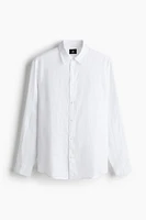 Regular-Fit Linen Shirt