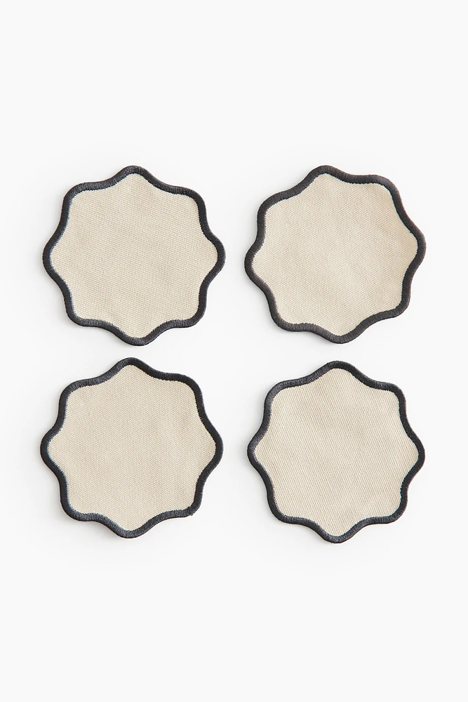 4-Pack Canvas Coasters