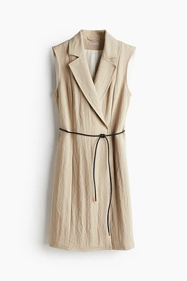 Tie-belt Jacket Dress