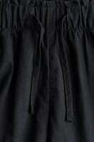 Linen-blend Shorts
