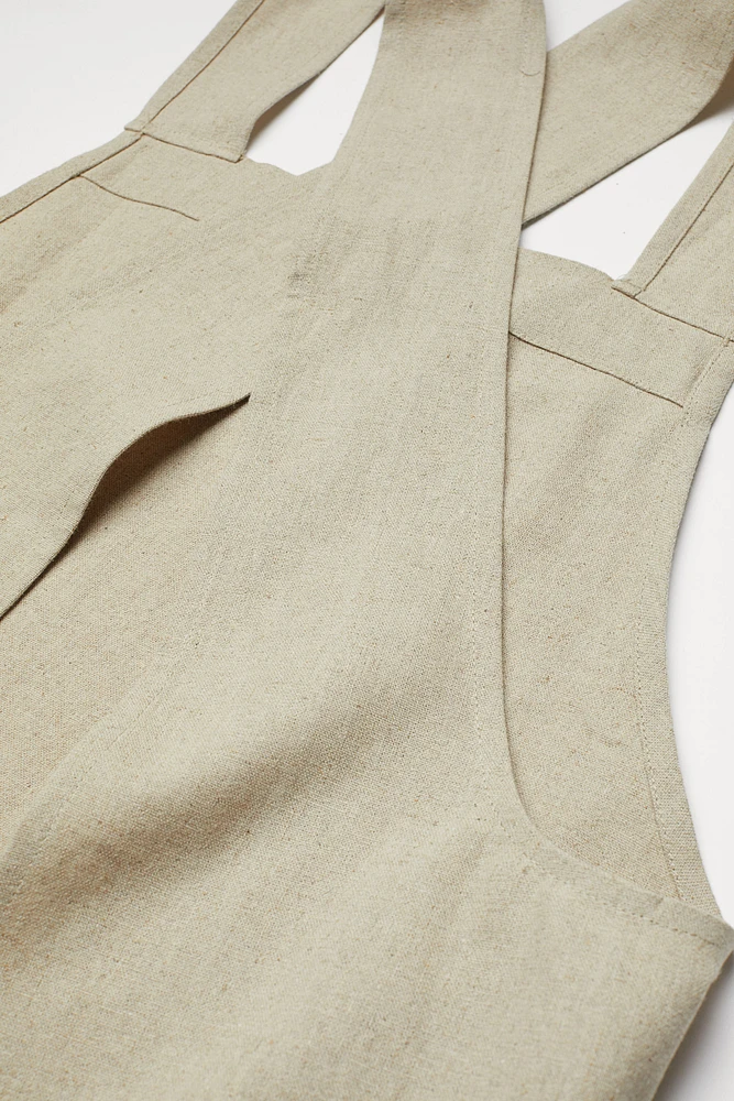 Linen-blend Apron