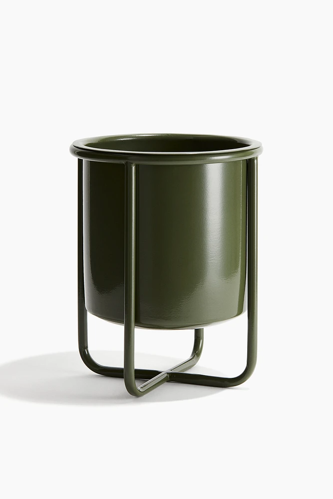 Metal Plant Pot with Stand