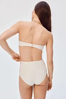 Culotte de bikini taille haute