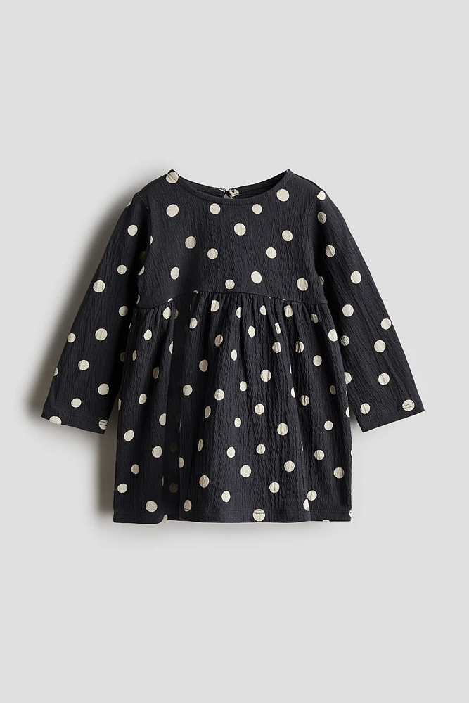 Robe en jersey froissé