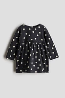Robe en jersey froissé