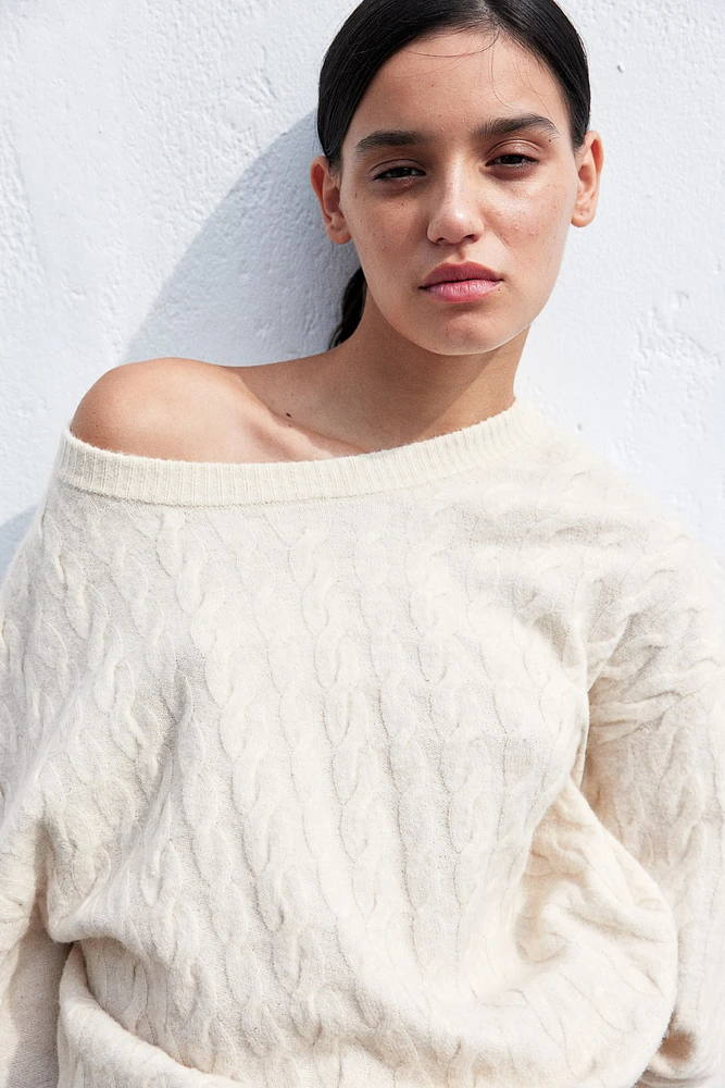 Cable-Knit Sweater