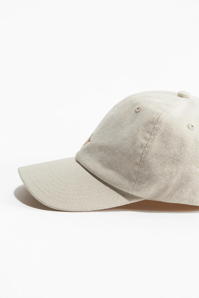 Cotton Cap with Embroidery