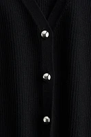 Button-Front Sweater Vest
