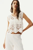 Textured Pull-On Pants