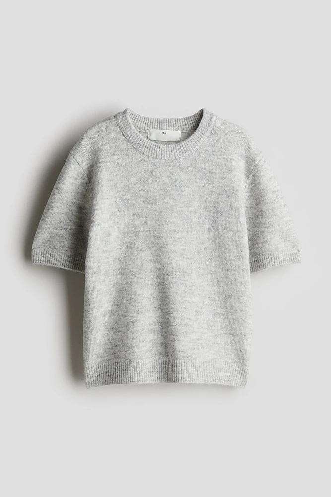 Brushed Fine-Knit Top