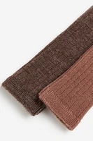 2-pack Wool-blend Footless Tights