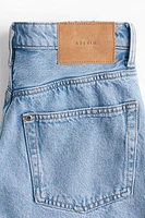 High-Waist Denim Shorts