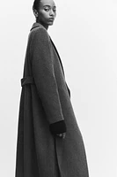 Tie Belt Coat