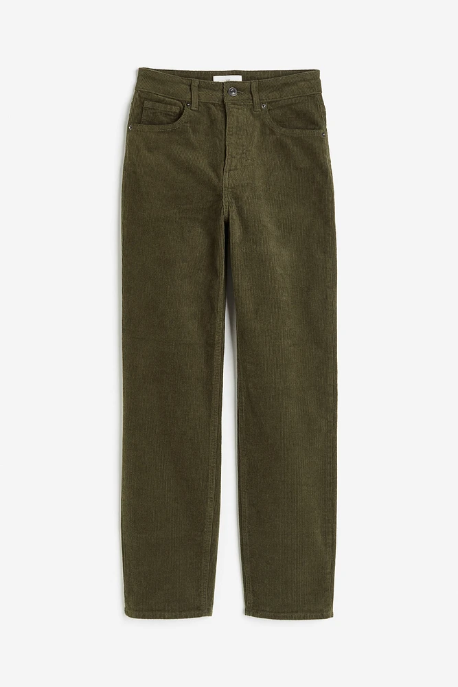 Pantalon en velours côtelé