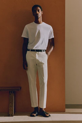 Pantalon Coupe Amincie en coton