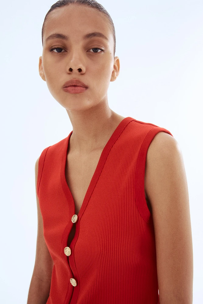 Gilet à boutons