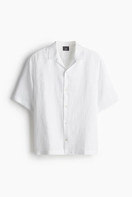 Relaxed Fit Linen Resort Shirt