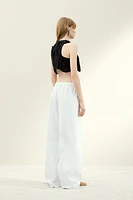 Pantalon ample en coton