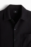 Chemise texturée classique