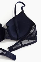 Lace Demi Push-up Bra