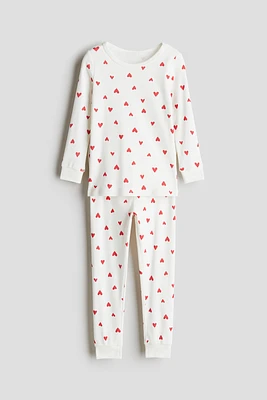 Snug Fit printed cotton pyjamas
