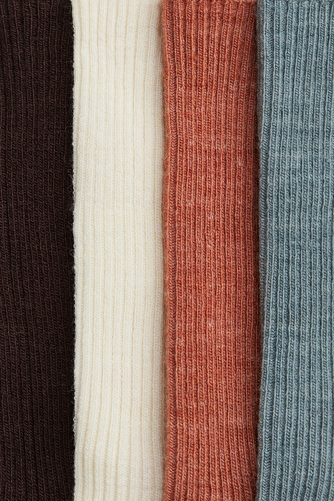 4-pack Wool-Blend Socks