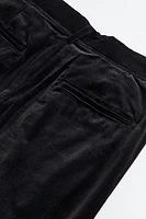 Regular Fit Velour Pants