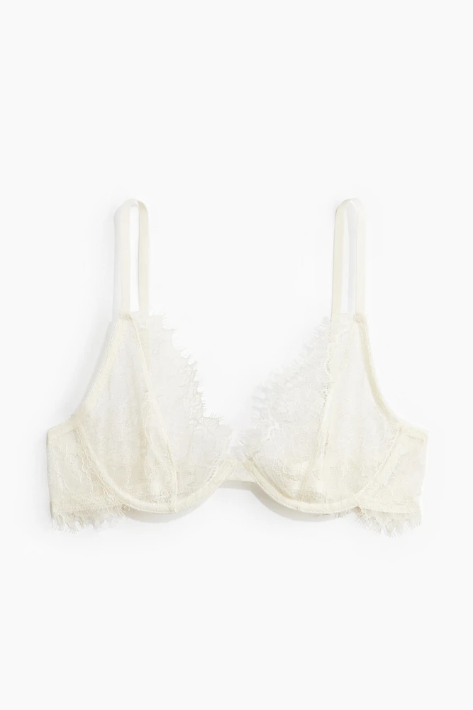 Soutien-gorge en dentelle à armatures